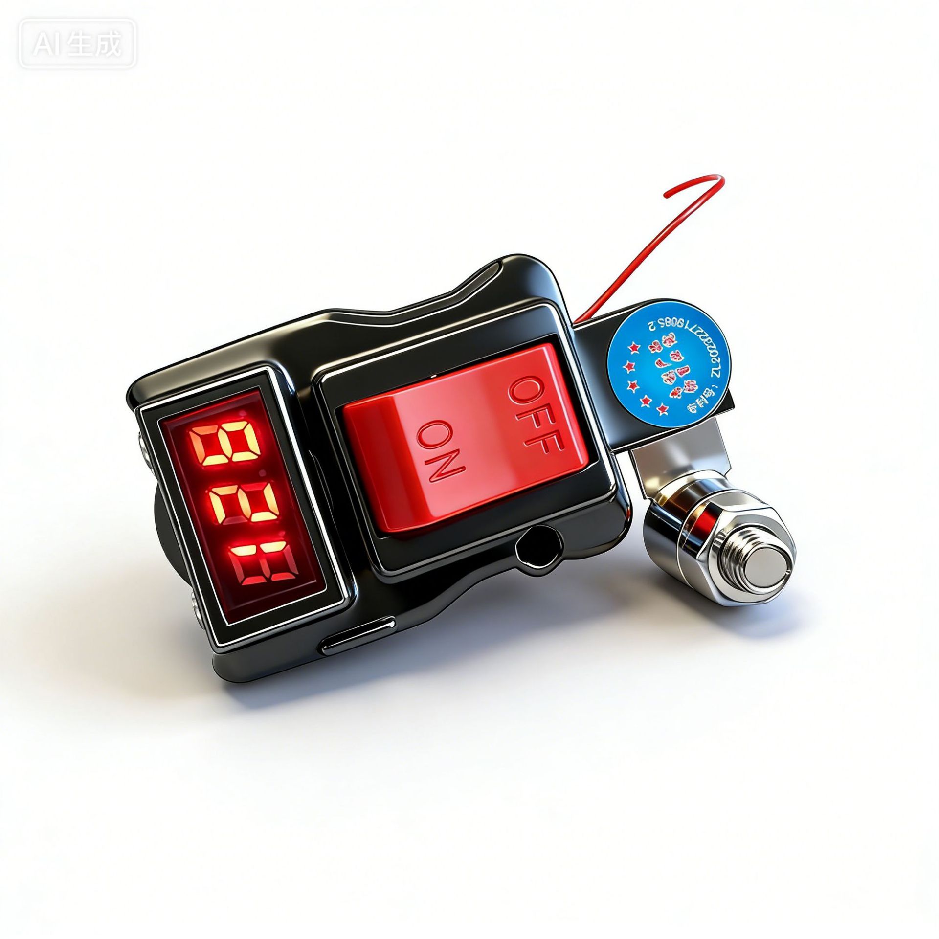Car 12v battery power-off switch, 24v large truck power main switch, knife switch for excavators and agricultural vehicles, pure copper modification