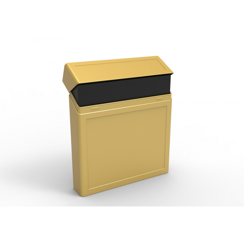 2020新款面膜包装盒 翻盖式面膜铁盒 10片装面膜铁罐 金属面膜盒