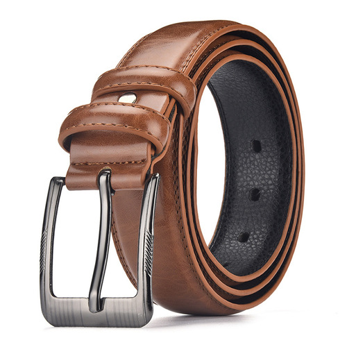 Men's High-end Stylish Versatile Business Belt with Pin buckle, Origin Source