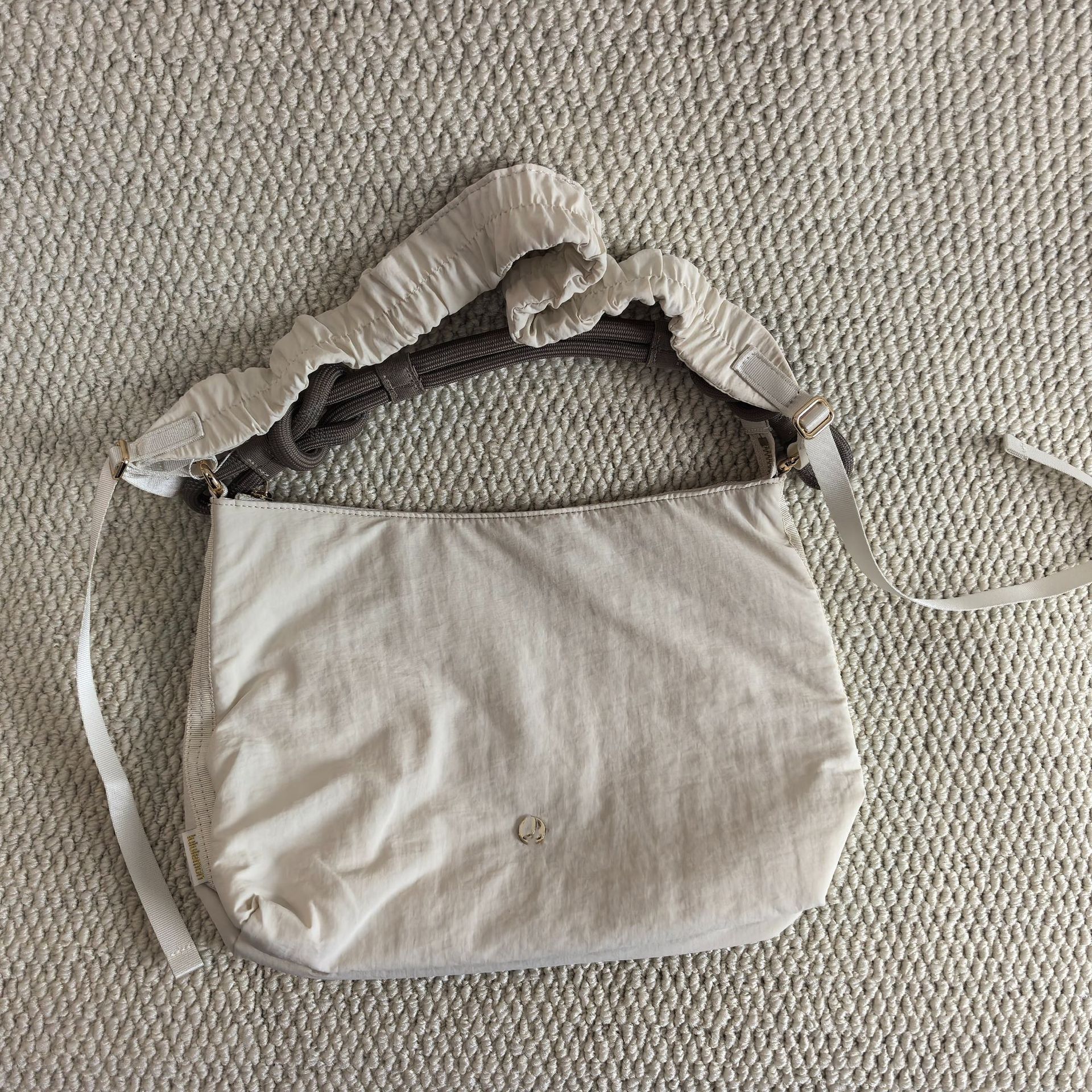 LU Convertible 1.5L 6.5L 16L Large Capacity Hobo Bag Pleated Cloud Crossbody Underarm Bag