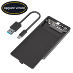 SATA 2.5转TYPE C转接卡硬盘盒，SATA 2.5转USB 3.0 转接卡硬盘盒