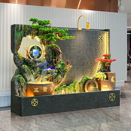 流水摆件;树脂工艺品;风水球