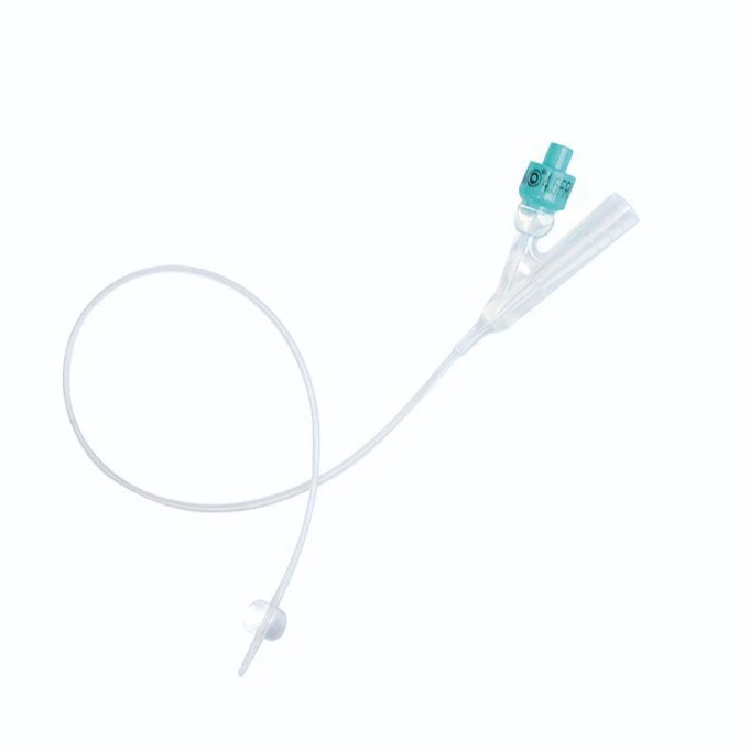 Силиконовый двухпросветный катетер Фолея (8Fr)