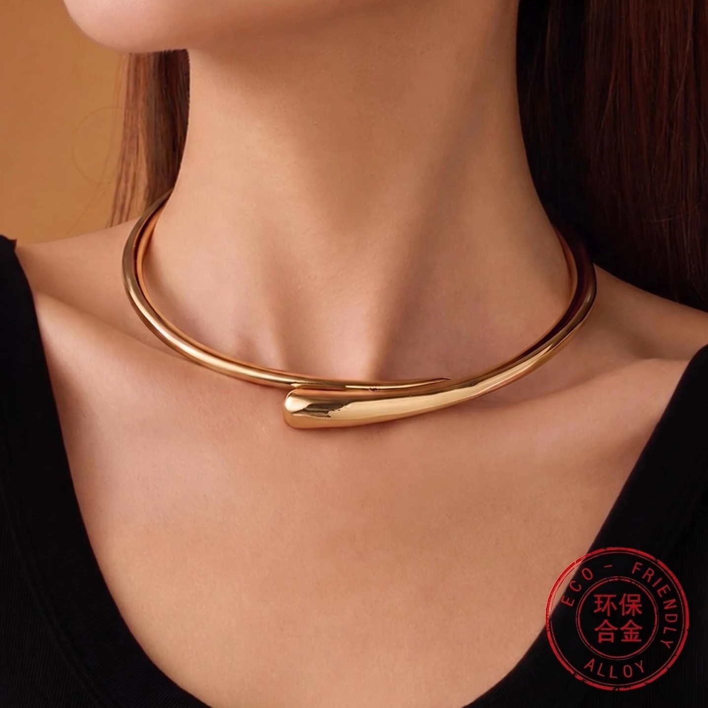 Gargantilla Elegante para Clavícula de Aleación Galvanizada para Mujeres