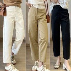 Xiao Liang [高品質] 柔らかく、快適で、シワになりにくいおばあちゃんパンツ、通勤用、スタンドアップカット、マイクロアーク9点パンツ、アイロン不要の女性用パンツ