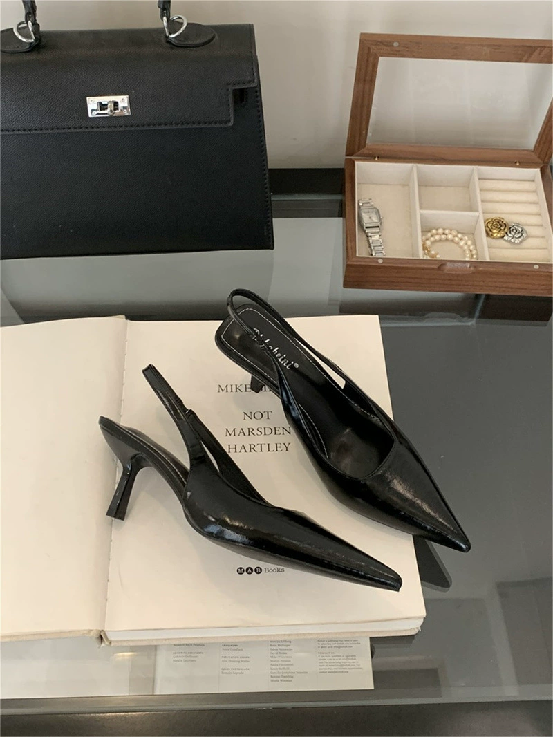 Summer sandals with a strap low-cut, internet celebrity