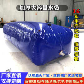 水袋大容量加厚耐磨水袋灌溉农用储水袋软体车载抗旱桥梁预压水囊