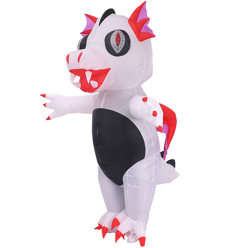 Transfronterizos trajes inflables de Halloween dibujos animados trajes inflables fiesta de Navidad dinosaurios extraños trajes inflables de dragones muñecas