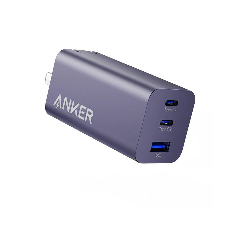 ANKER安克窒化ガリウム65W三口急速充電器携帯電話タブレットA9521|undefined