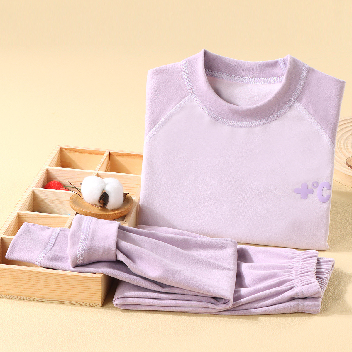 Pijamas infantiles ropa interior cálida bebé chaqueta de invierno pantalones de invierno ropa de hogar de mangas largas para niñas