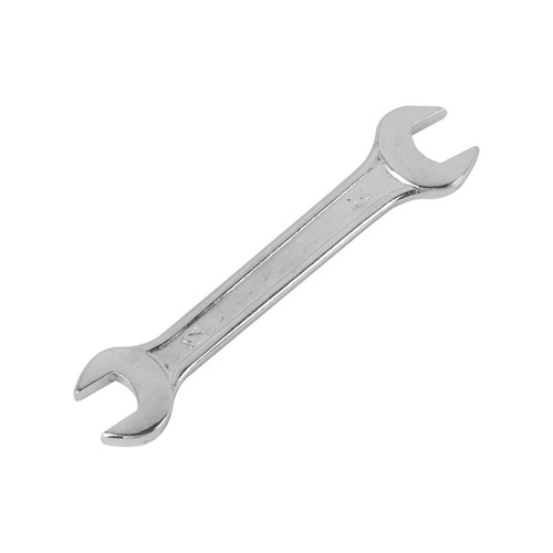 Directly supplied from the manufacturer, high-strength chrome-plated forged open-end wrench 8-24 double-opening chrome-plated mirror fork wrench tool