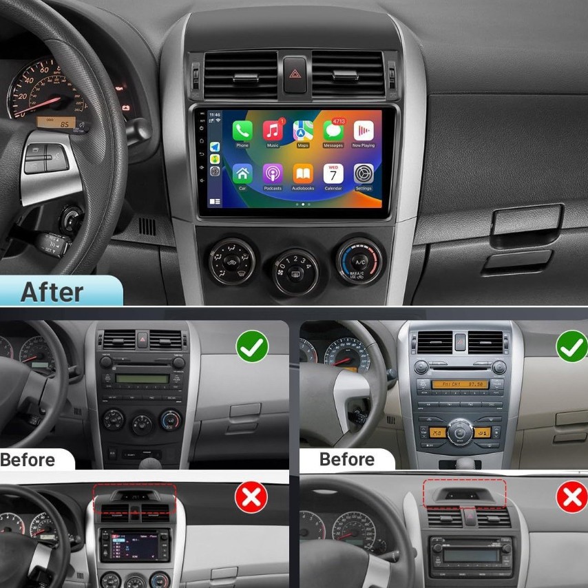Suitable for Toyota Corolla 09-13 Car Smart Car Android Gps Navigator All-In-One Dvd