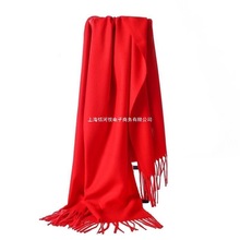 中国红围巾批发印字下单请咨询中国风红色护颈印花潮流国潮风