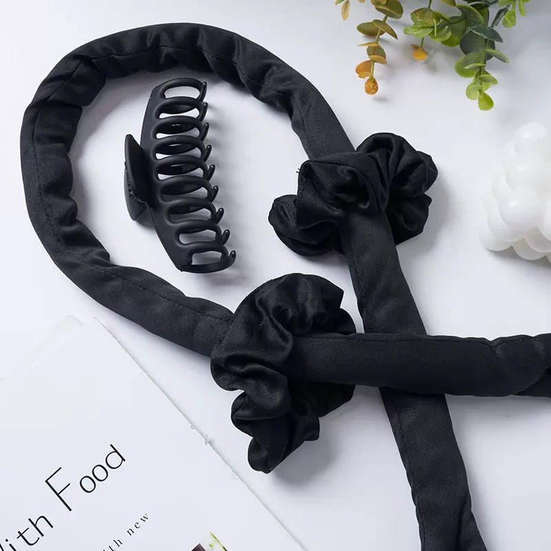 丝绵盘发器懒人无热卷发棒发圈抓夹边夹盘发生器不伤发碎发护发