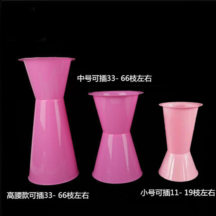 包花神器方墩墩 插花塑料箭筒鲜花花束内胆固定底座包花模具批发