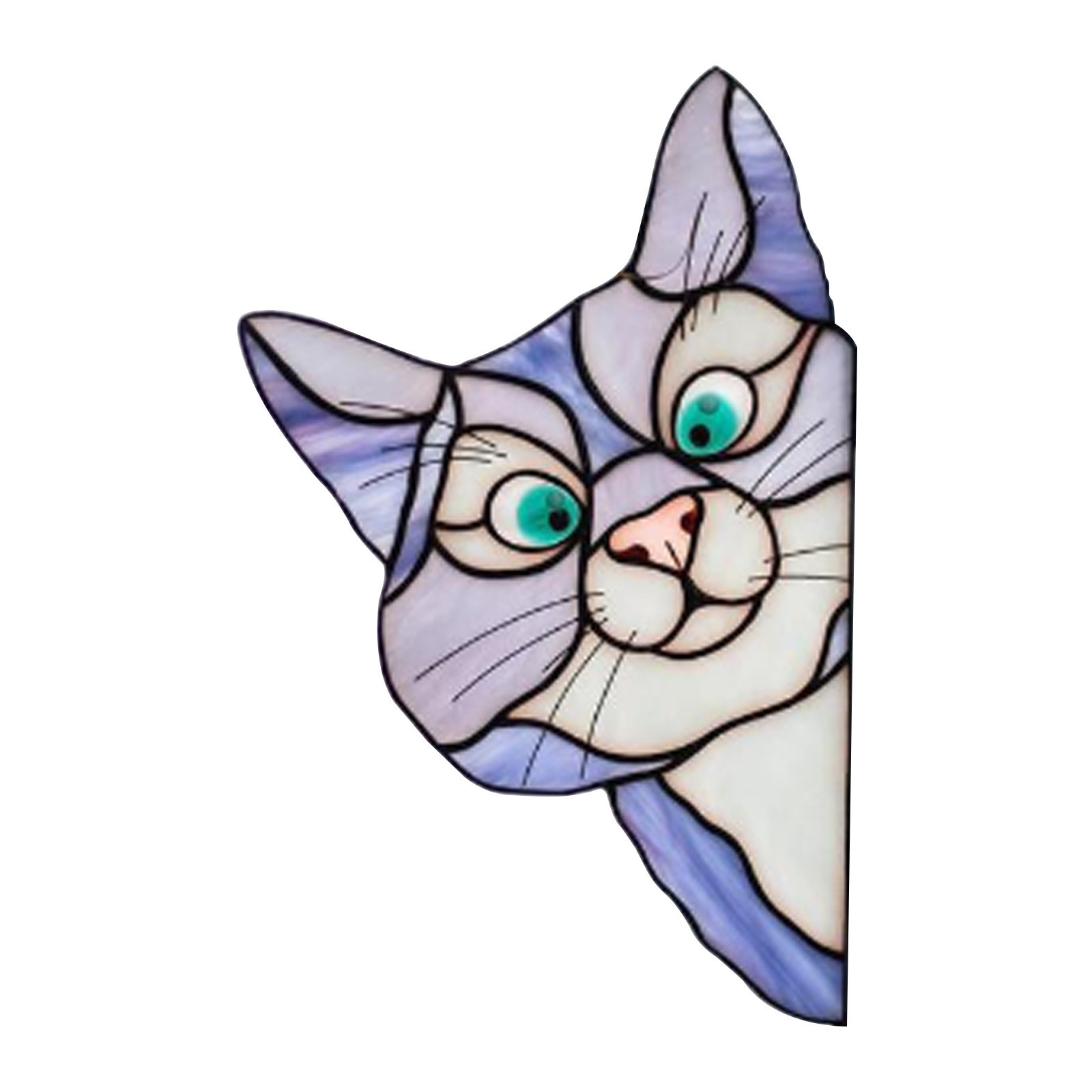 15g Weight Glass paster Home Textiles & Decor Type PVC Material Animal Pattern Cute Style Cute Animal PVC Glass Paster Wall Art 4