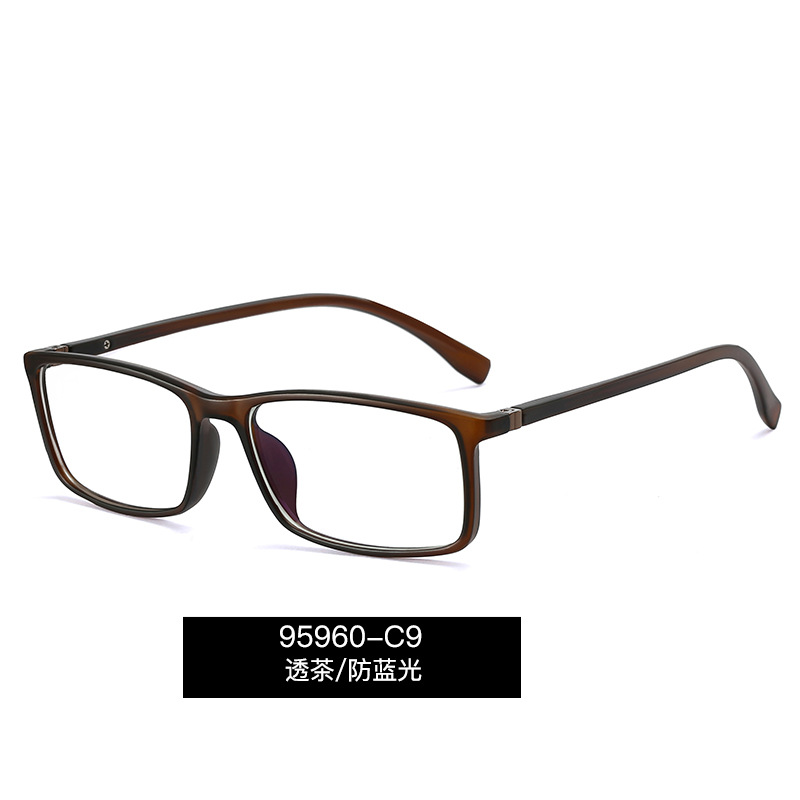 95960 europeo y americano nuevo hombre gafas marco cómodo tr90 ultra-luz gafas marco con lentes miopía gafas marco gafas image 12