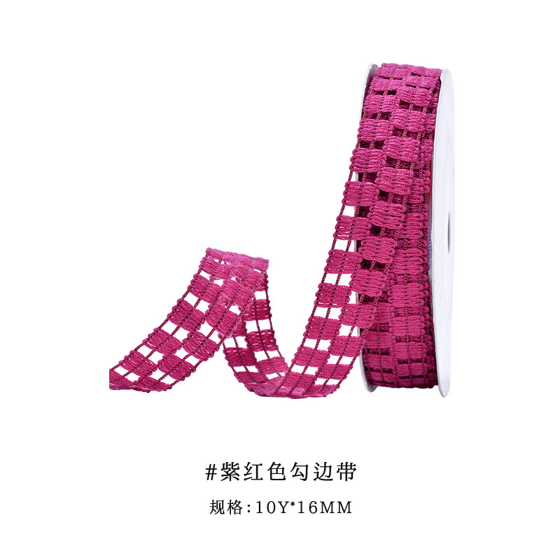 Yao Ming cinta flor embalaje regalo caja de regalo correa hecha a mano DIY accesorios de la joyería material hueco gancho cinta