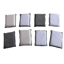 亚马逊爆款  汽车皮革内饰清洁海绵 洗车擦车海绵 尼龙丝擦拭海绵