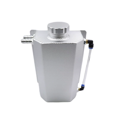 Car Racing Modification, Cooling – Water tank - 2l-silver-sandblasted-silver