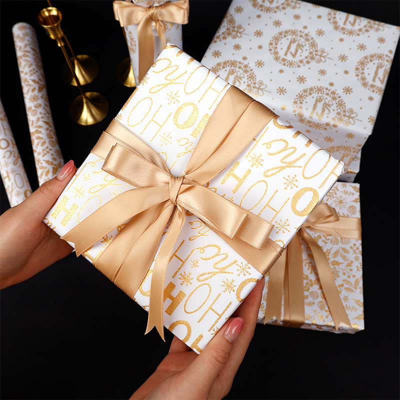 Explosiones transfronterizas de gran tamaño de serie de alta gama de copolímero caja de regalo de Navidad embalaje de papel de papel embalaje de regalo
