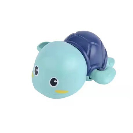 Nuevo bebé baño bebé Cadena de natación pequeña tortuga jugando agua juguete niños baño TikTok agua pulverizada pequeño pato