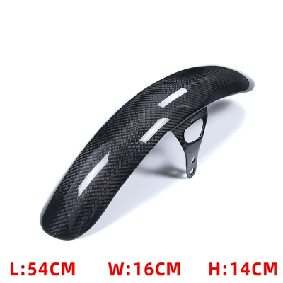 Applicable to Harley-Davidson Street Fighter 107 114 Station Wagon Modified Carbon Fiber Front Mud Tile Soil Removal Plate Shell (Motorcycle Fender) - carbon-fibertwill-gloss-541614