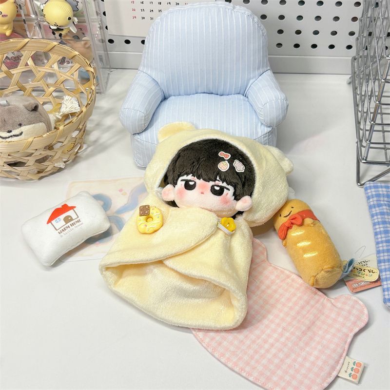 10cm Doll Clothes "Baby Wrap" Set Cotton Doll Cute Plush Doll Clothes Replacement Outfit Super Cute Without Attributes 10cm Doll Clothes "Baby Wrap" Set Cotton Doll Cute Plush Doll Clothes Replacement Outfit Super Cute Without Attributes