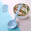 Wheat straw spoon, home long handle, porridge, drink spoon pp thickened plastic spoon snail powder spoon logo
