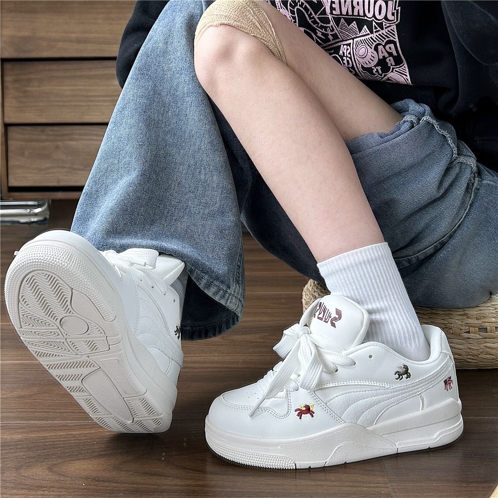 estudiantes coreanos ocio nicho retro ligero moda retro zapatos de pan mujer callejera hip hop skate zapatos únicos