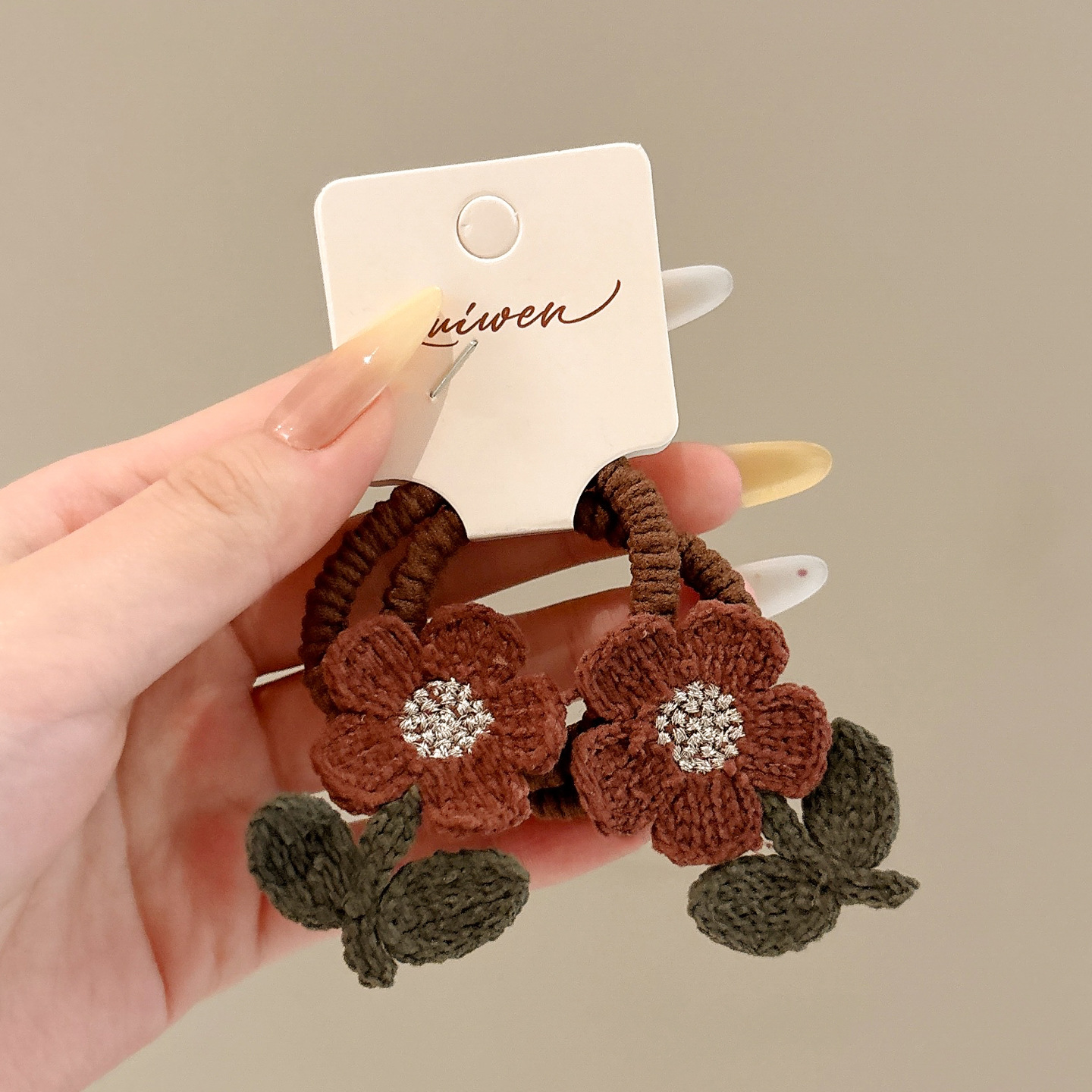 Papá Noel correa de goma para niños navideños vestido de cabello jardín de infantes bebé anillo de cabello de Navidad atmósfera accesorios