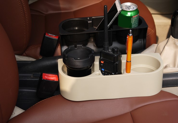 Multifunctional car car three-in-one cup holder mobile phone holder storage box car gap water Cup drink holder in stock