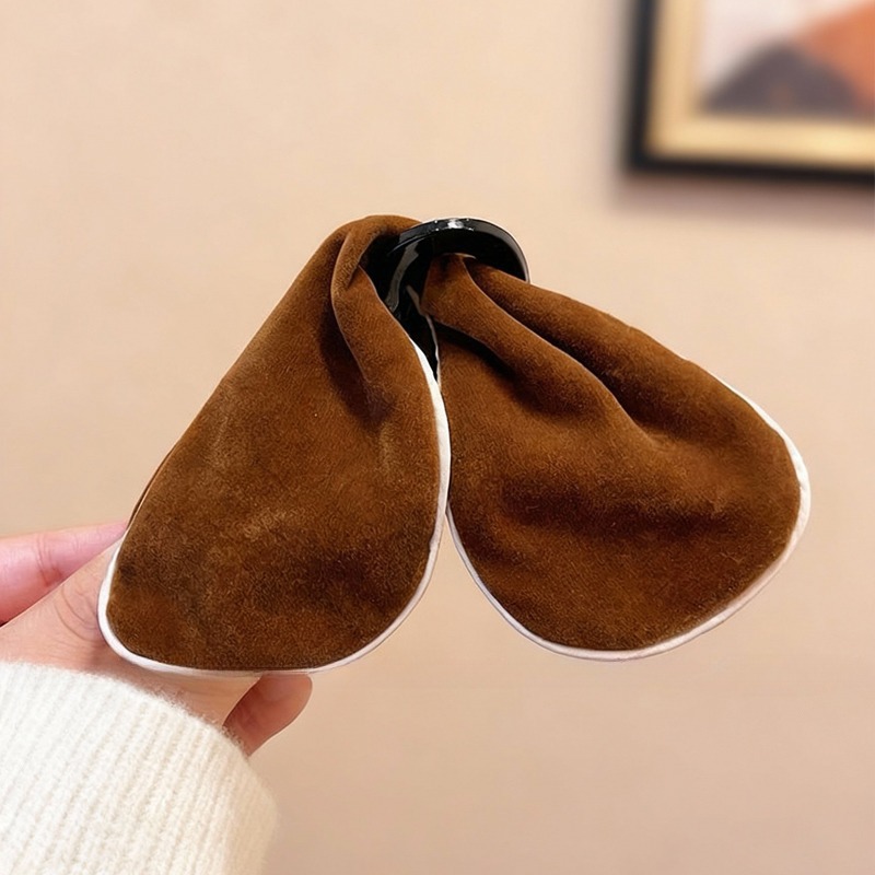 195 бархатный треугольный захват - светло-кофейный