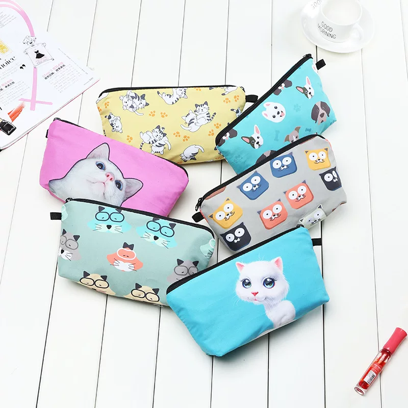 Стильная мультяшная косметичка, organizer bag, кошелек, (Cross-border торговля)
