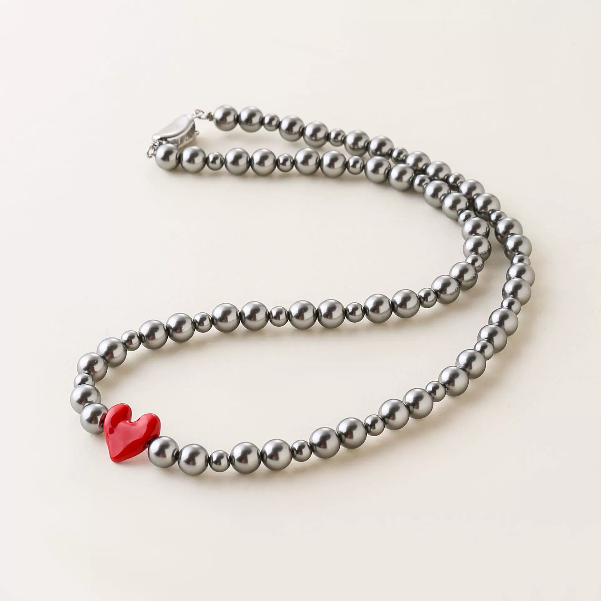 Necklace from pearl, design brand accessory