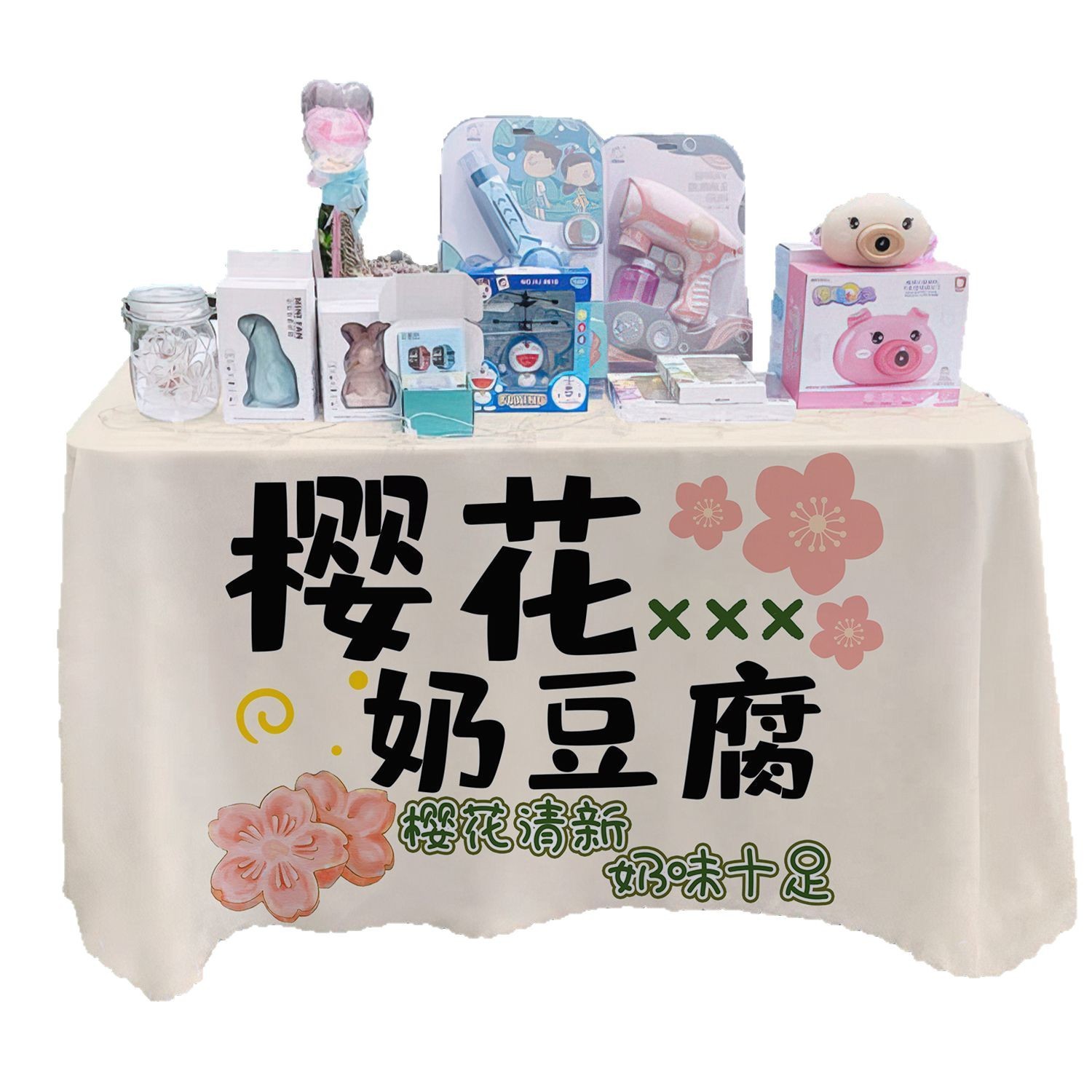 Mantel de tofu con leche de cerezo