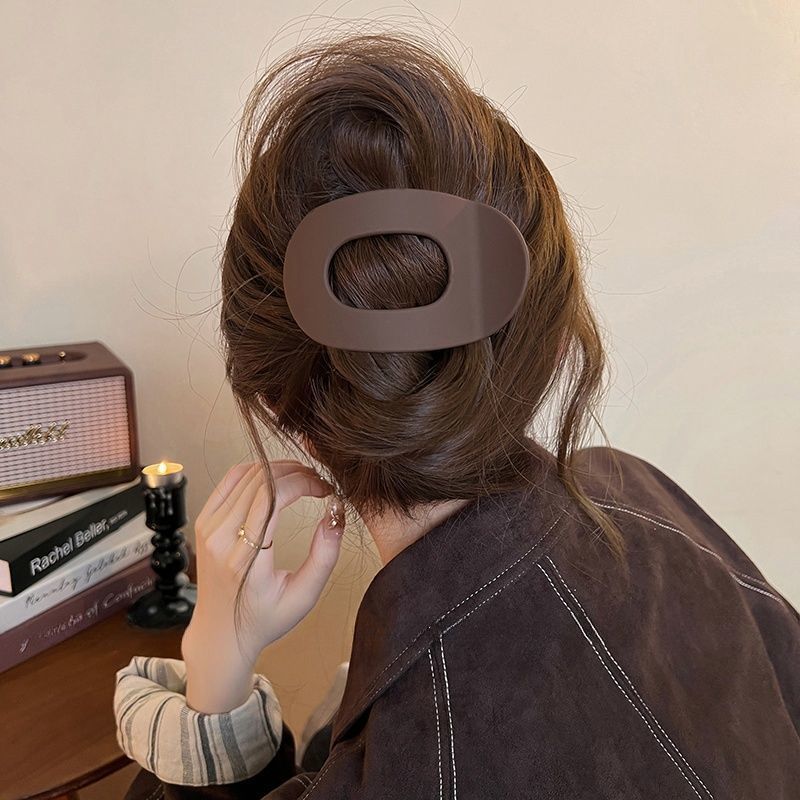 Gran arco clip de cabello de alta sensación clip de boca de pato nuevo clip de cabeza de mujer temperamento clip de tiburón clip de cabello