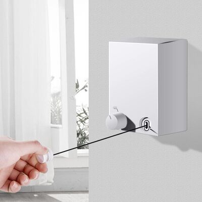 Dan Le Punch holes Clothesline hotel Telescoping Stainless Steel Wire Wall hanging Clothes hanger indoor balcony invisible Clothesline