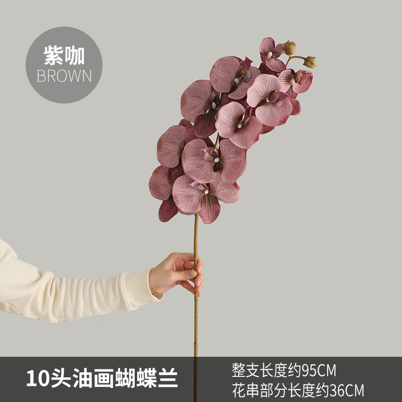 보라색 커피 브라운