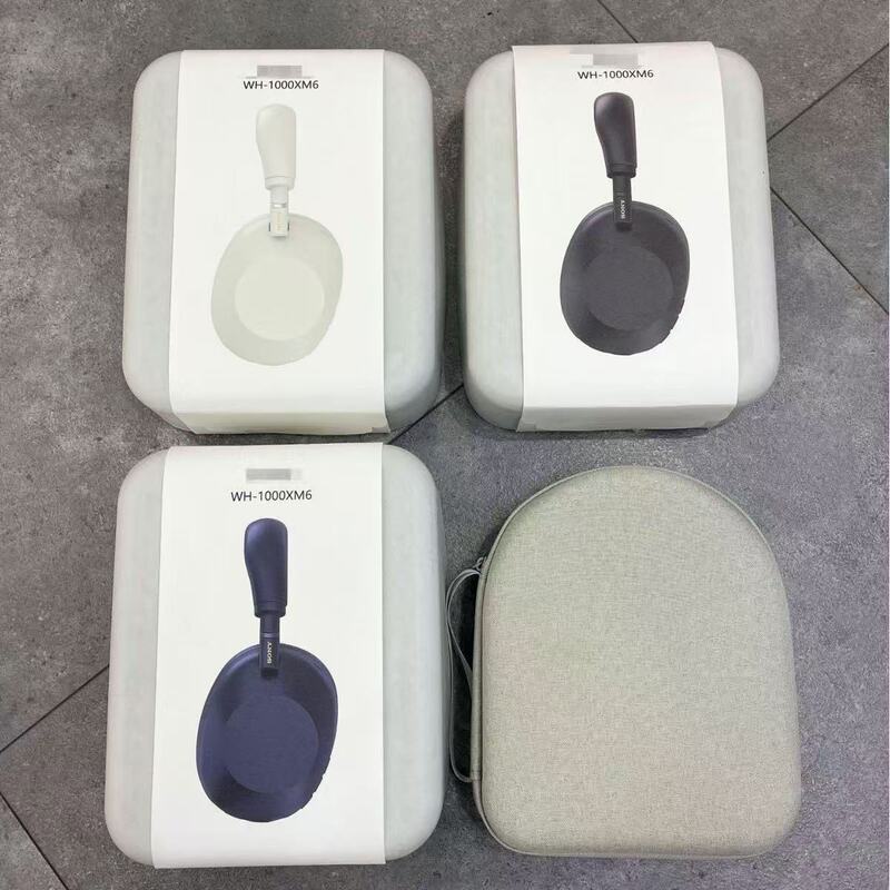 Cross-Border New Model Wh1000-Xm6 Over-Ear Wireless Bluetooth Headphones with Active Noise Cancellation and Sports Earphones, Original Paper Pulp Box