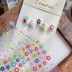 tomoni jelly manicure stickers Japanese cute nail stickers factory wholesale flowers line 2869