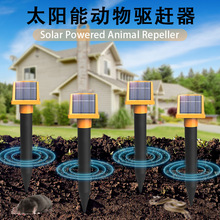 亚马逊新品太阳能动物驱赶器 声波脉冲驱蛇器 户外防水地插驱鼠器