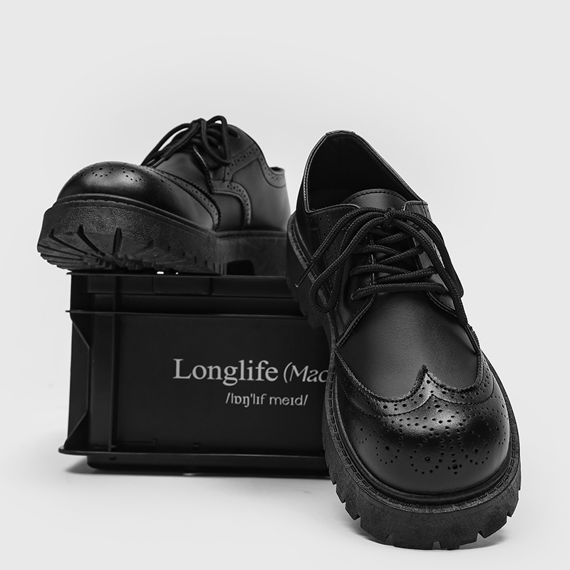 ShoeVault Summer Leather Shoes For Men, Casual Big Toe Derby, Hong Kong Style Suit, Youth Hair Stylist, Wide Foot British Style,_vogvips.com