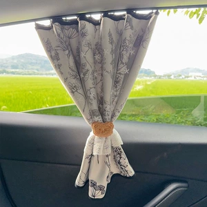 Embedded sliding track car sunshade, full blackout side window curtain for babies and children, sun protection and heat insulation car curtain