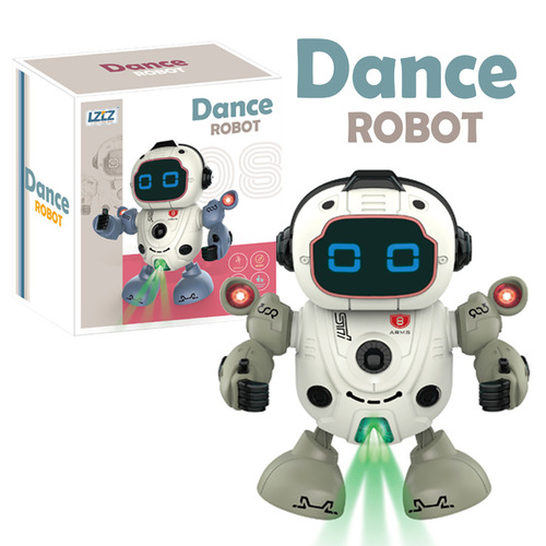 New fun children's early education robot that can bark, walk, turn over, dance, sing, light and music toys