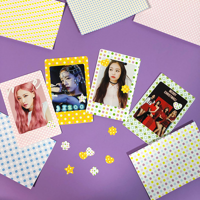 边框贴纸 韩国追星LOMO卡追星本子小卡贴纸 立拍得装饰贴纸|ms