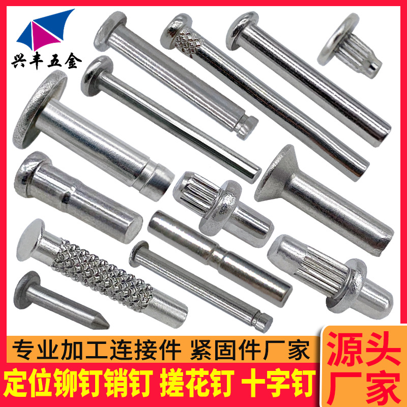 定位铆钉 定位销钉 不锈钢销钉 实心铆钉 实心柳钉 平头铆钉销轴