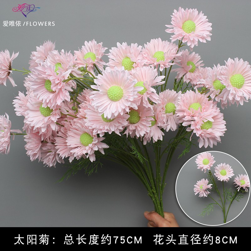 10 flores rosadas bodas flores de seda decoración floral flores falsas hortenida Wenxin Road Artes florales otros