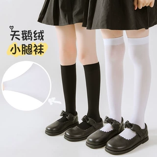 JK夏款小腿中筒袜女孩过膝盖长筒袜春秋儿童丝袜女童袜子夏季薄款