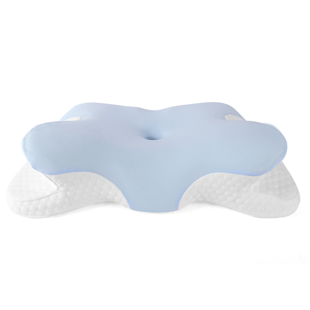almohada de algodón de memoria de mariposa personalizada transfronteriza almohada de memoria de rebote lento almohada de cuello almohada de cuello almohada de columna cervical para dormir en casa